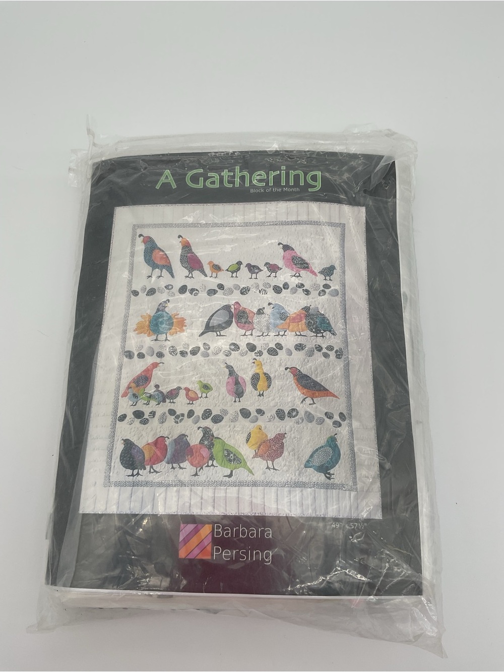 "A Gathering" Bird Quilt Block of the Month Kit